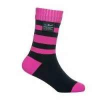Водонепроницаемые детские носки DexShell Waterproof Children Socks розовый/черный Водонепроницаемые детские носки DexShell Waterproof Children Socks розовый/черный