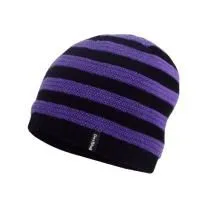 Водонепроницаемая детская шапка DexShell Children Beanie Stripe фиолетовый/черный Водонепроницаемая детская шапка DexShell Children Beanie Stripe фиолетовый/черный