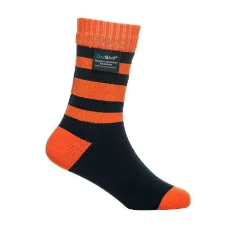 Водонепроницаемые детские носки DexShell Waterproof Children Socks оранжевый/черный Водонепроницаемые детские носки DexShell Waterproof Children Socks оранжевый/черный